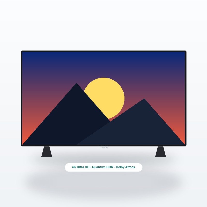 Hisense 65" 4K QLED Smart TV (65Q6Q)